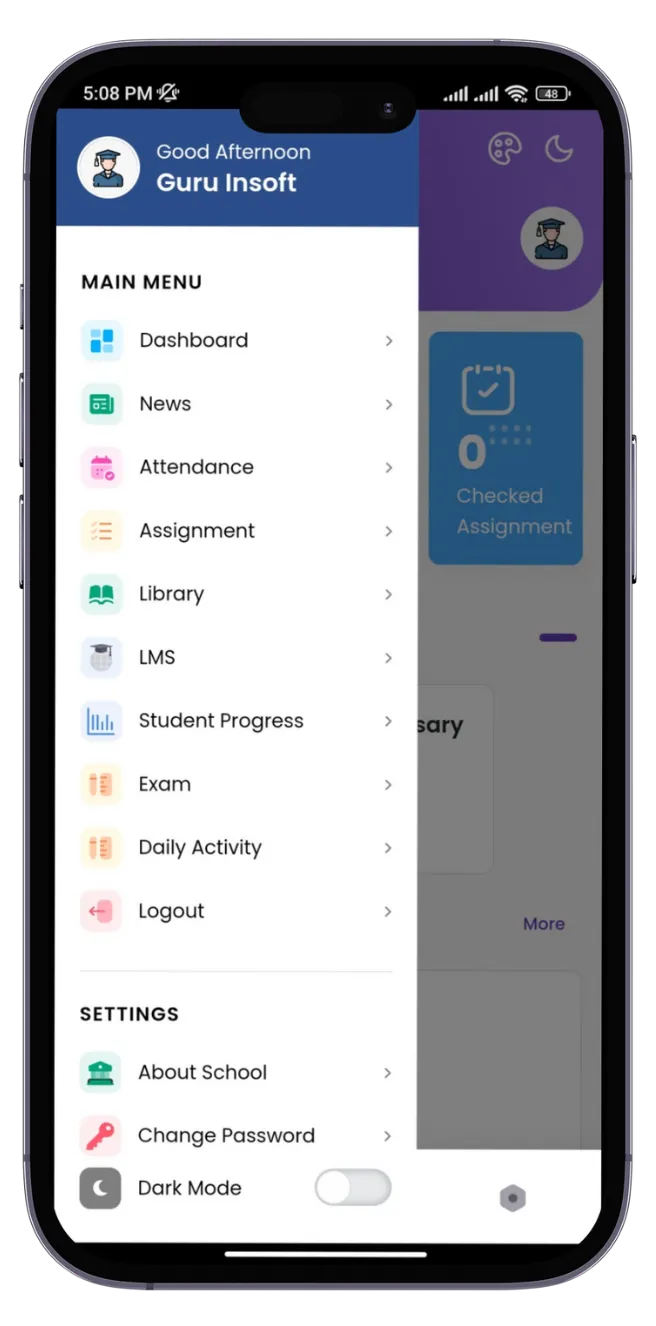 AcademePlus app user-friendly interface screenshot